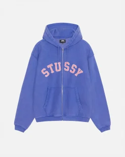 AUSGEWASCHENER GRAFIK-ZIP-HOODIE