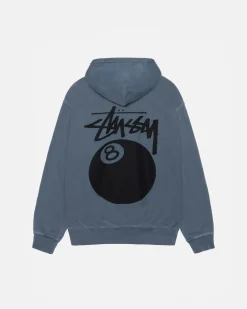 8 BALL HOODIE PIGMENT DYED