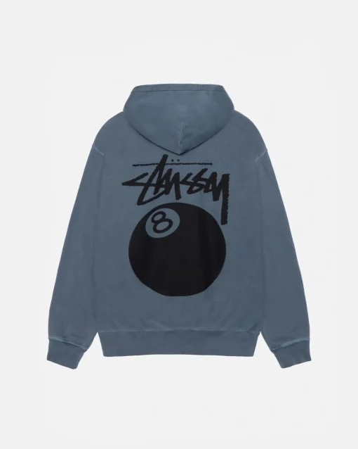 8 BALL HOODIE PIGMENT DYED