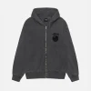 8 BALL ZIP HOODIE PIGMENT DYED