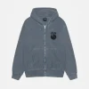 8 BALL ZIP HOODIE PIGMENT DYED