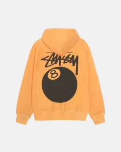 8 BALL ZIP HOODIE PIGMENT DYED