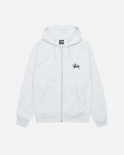 BASIC STÜSSY ZIP HOODIE