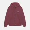 BASIC STÜSSY ZIP HOODIE