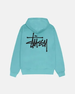 BASIC STÜSSY ZIP HOODIE