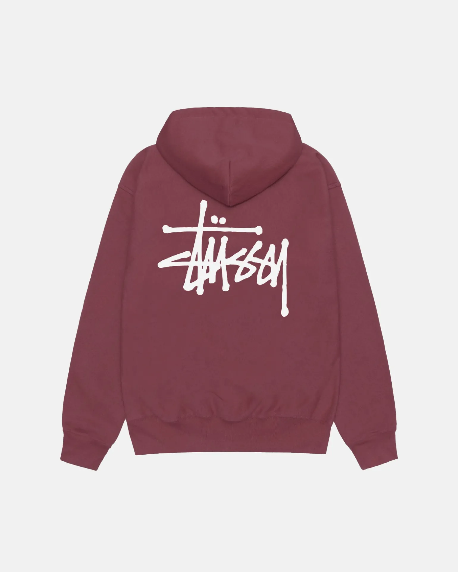 BASIC STÜSSY ZIP HOODIE