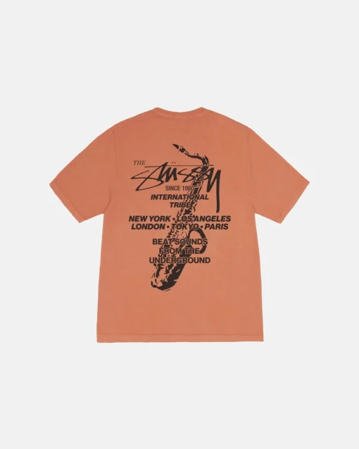 BEAT SOUNDS TEE PIGMENTGEFÄRBT