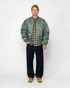 BUILT REVERSIBLE BOMBER JACKET