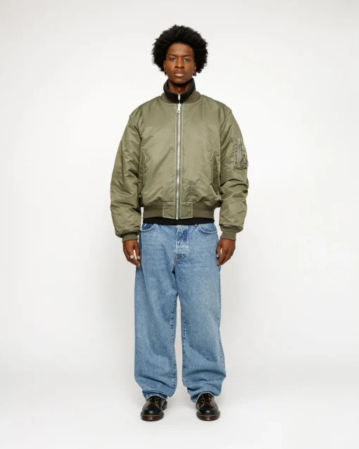 BUILT REVERSIBLE BOMBER JACKET