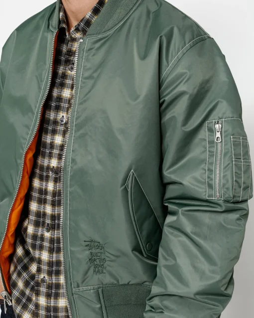 BUILT REVERSIBLE BOMBER JACKET