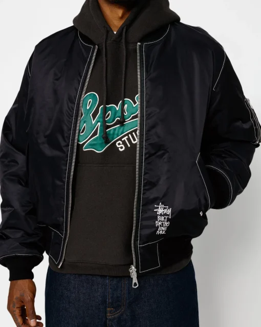 BUILT REVERSIBLE BOMBER JACKET