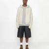 CHUNKY KNIT ZIP HOODIE