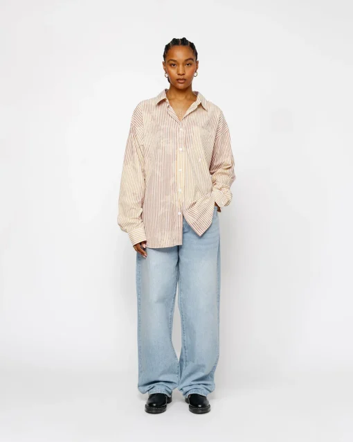 CLASSIC LS SHIRT BLEACHED POPLIN