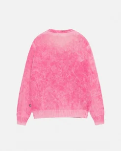 FADED COTTON KNIT CREW