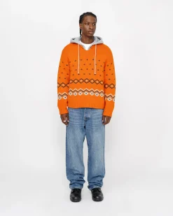 FAIRISLE SWEATER MIT ROLLKRAGEN