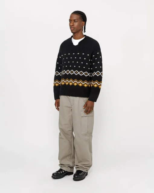 FAIRISLE SWEATER MIT ROLLKRAGEN