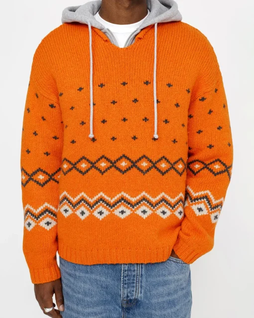FAIRISLE SWEATER MIT ROLLKRAGEN