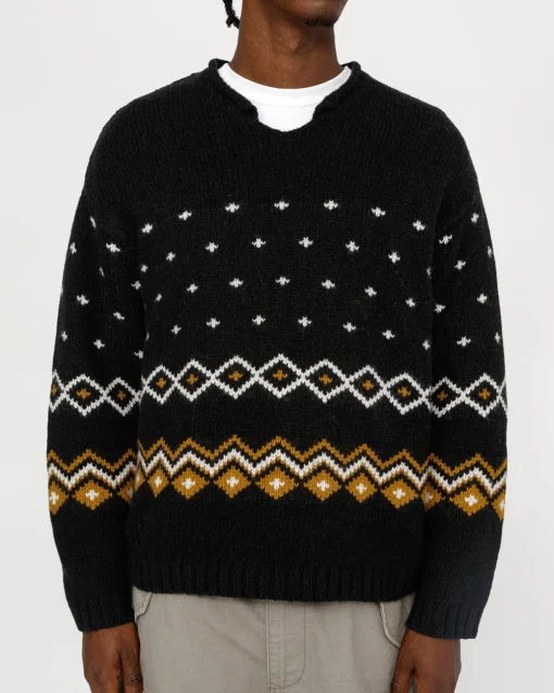 FAIRISLE SWEATER MIT ROLLKRAGEN