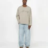 FOOTBALL CREW PIGMENT DYED COTTON