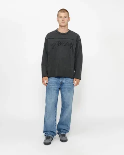 FOOTBALL CREW PIGMENT DYED COTTON
