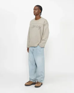 FOOTBALL CREW PIGMENT DYED COTTON