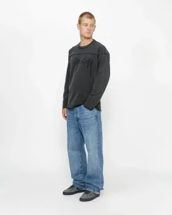 FOOTBALL CREW PIGMENT DYED COTTON