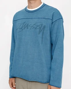FOOTBALL CREW PIGMENT DYED COTTON