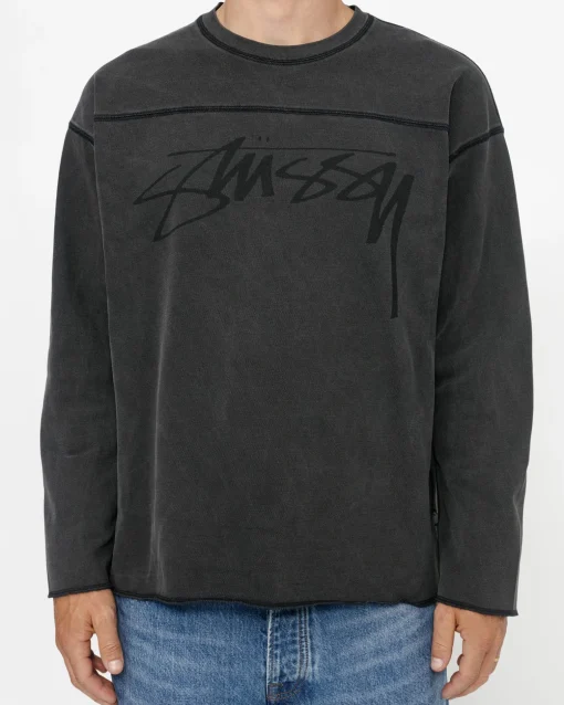 FOOTBALL CREW PIGMENT DYED COTTON