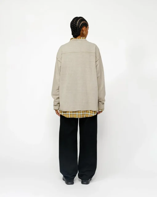 FOOTBALL CREW PIGMENT DYED COTTON