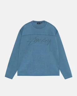 FOOTBALL CREW PIGMENT DYED COTTON