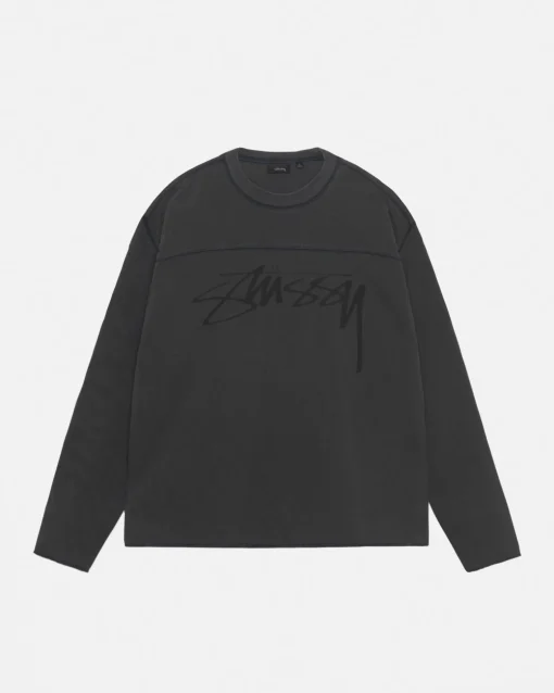 FOOTBALL CREW PIGMENT DYED COTTON
