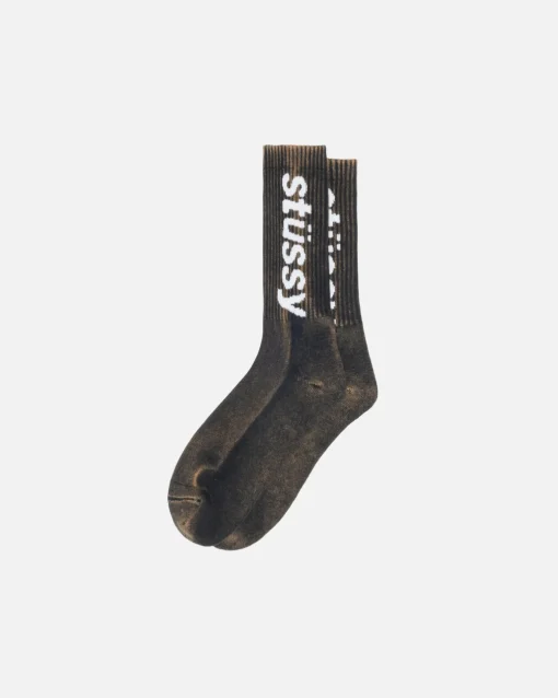 GEWASCHENE HELVETICA CREW-SOCKEN