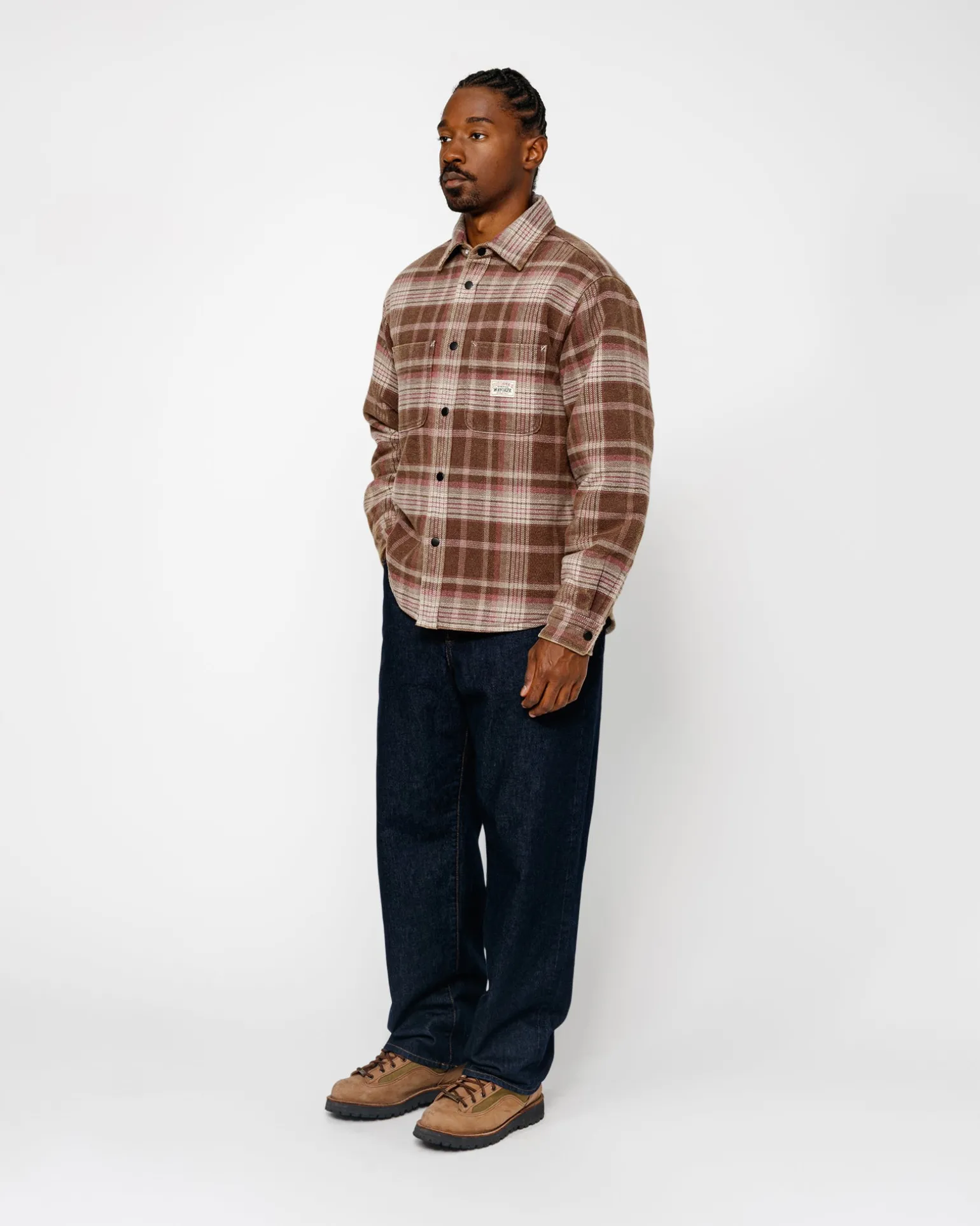 HEAVY WASHED PLAID SHIRT