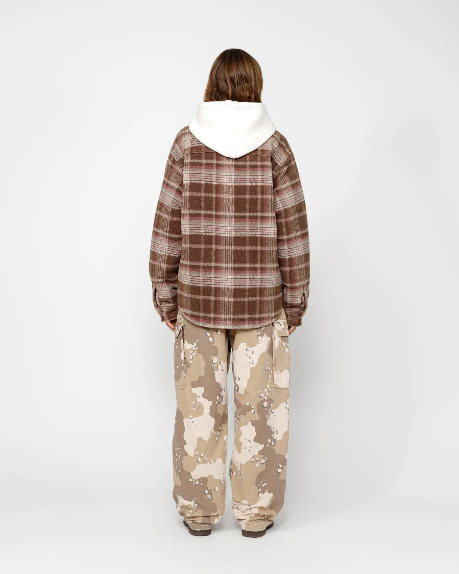 HEAVY WASHED PLAID SHIRT