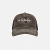 LOW PRO TRUCKER CUT-OUT LEATHER SNAPBACK