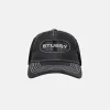 LOW PRO TRUCKER CUT-OUT LEATHER SNAPBACK