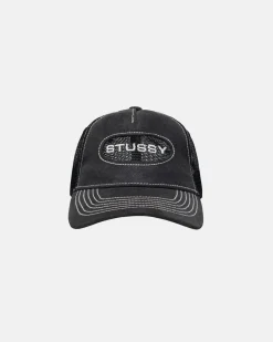 LOW PRO TRUCKER CUT-OUT LEATHER SNAPBACK
