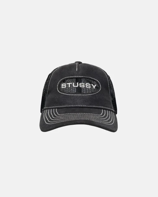 LOW PRO TRUCKER CUT-OUT LEATHER SNAPBACK