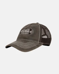 LOW PRO TRUCKER CUT-OUT LEATHER SNAPBACK