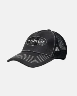 LOW PRO TRUCKER CUT-OUT LEATHER SNAPBACK
