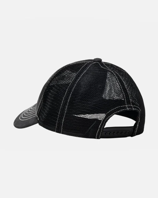 LOW PRO TRUCKER CUT-OUT LEATHER SNAPBACK
