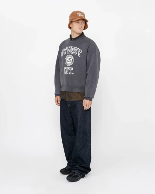 OVERLOCK VARSITY RAGLAN CREW