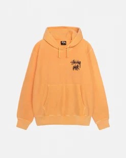 RASTA LION HOODIE PIGMENTGEFÄRBT