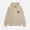 RASTA LION ZIP HOODIE PIGMENTGEFÄRBT