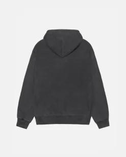 RASTA LION ZIP HOODIE PIGMENTGEFÄRBT