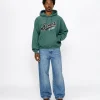 SATIN PATCH HOODIE