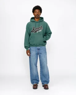 SATIN PATCH HOODIE