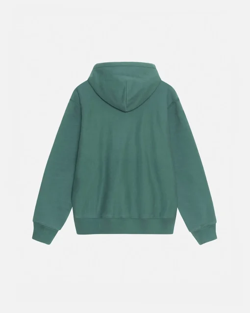SATIN PATCH HOODIE