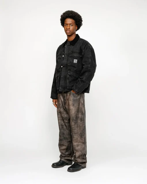 SHOP JACKET WASHED CANVAS
