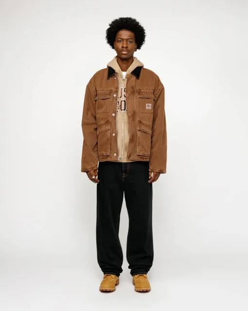 SHOP JACKET WASHED CANVAS